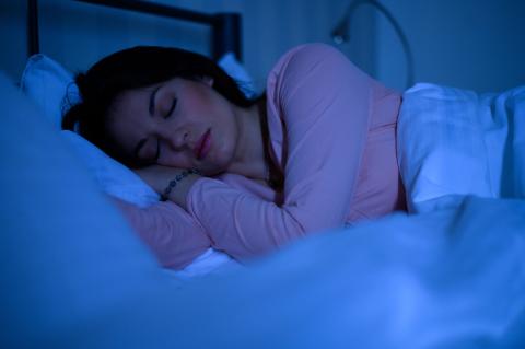 sleeping woman